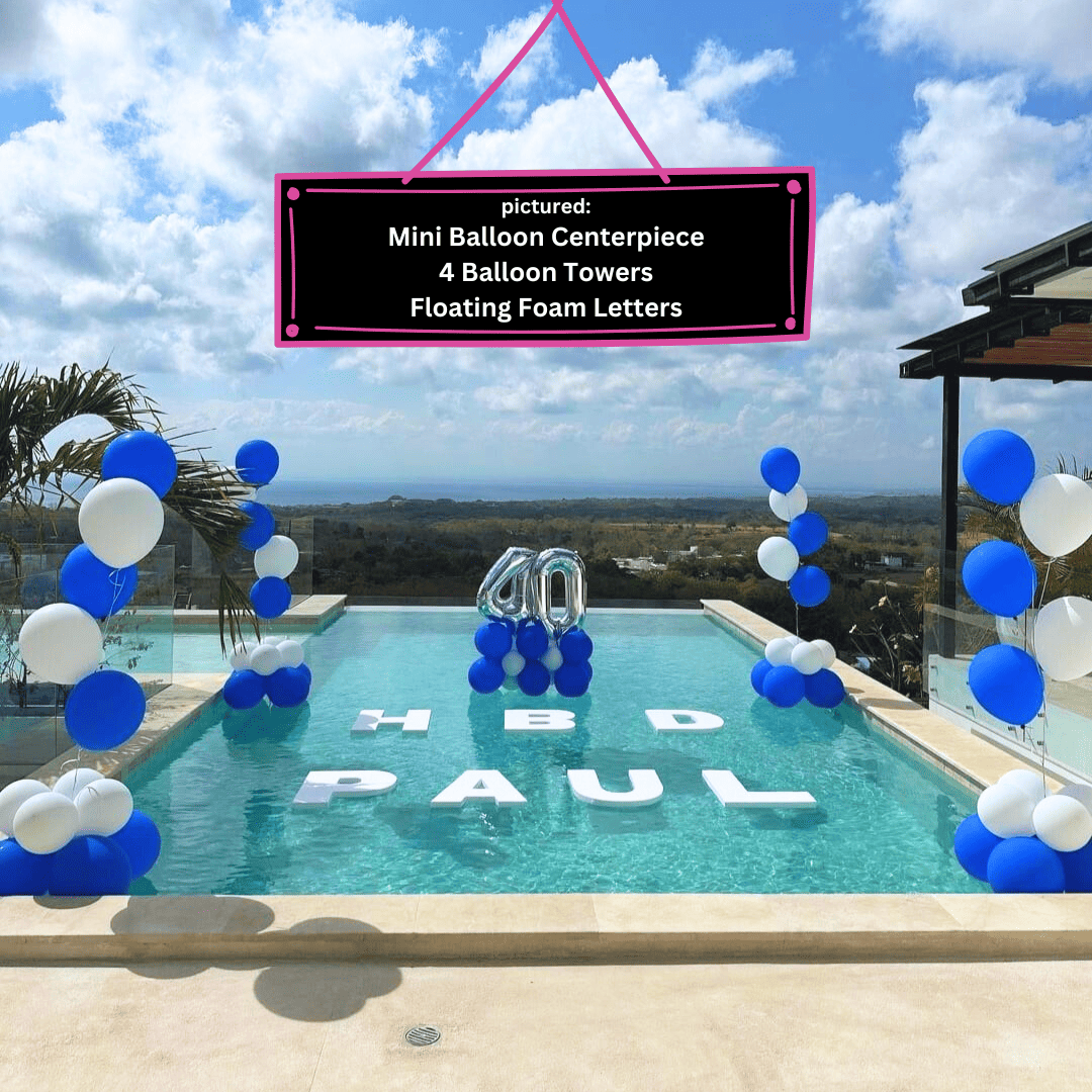 birthday balloon decoration setup in Bali
