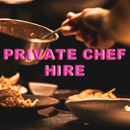 private chef preparing romantic dinner in Bali villa