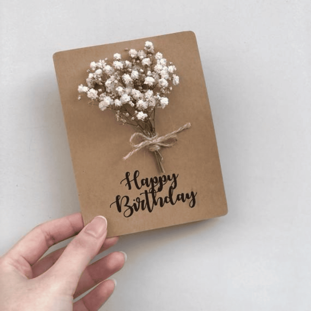 birthday card with custom message Bali